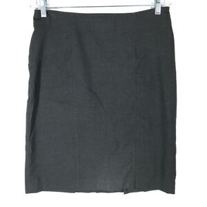 Coldwater Creek Houndstooth Lined Skirt 6 Stretch Career Professional Classic